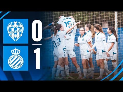 ⚽ RESUM J14 | Levante UD 0-1 Espanyol | Liga F