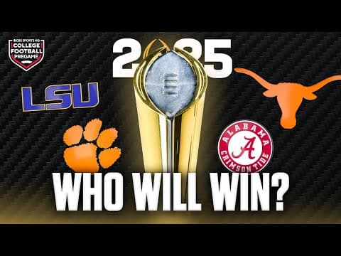 Who will WIN the 2025 CFB National Championship? 🏆 | CBS Sports College Football Pregame