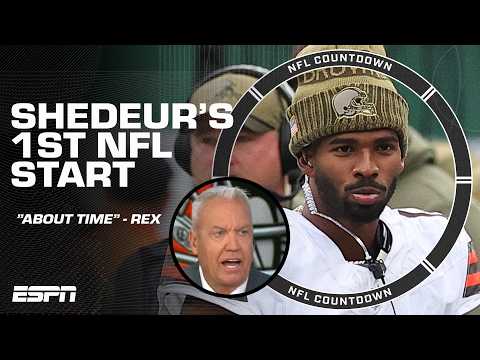 ABOUT TIME! 🗣️ Rex Ryan is ready for Shedeur Sanders' 1st start for the Browns | NFL Countdown