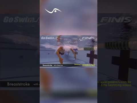 Swim Faster! Master Breaststroke With Flutter Kick Drill Now! #shorts