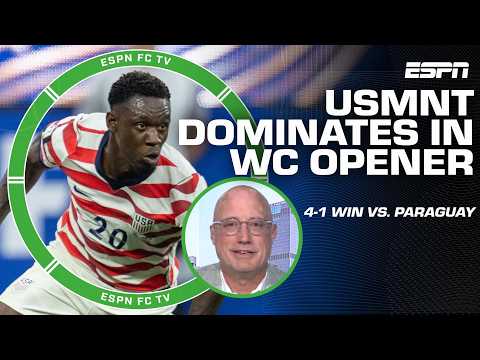 ‘TOTAL DOMINATION!’ 😤 - Kasey Keller on USMNT’s Group D win over Paraguay | ESPN FC