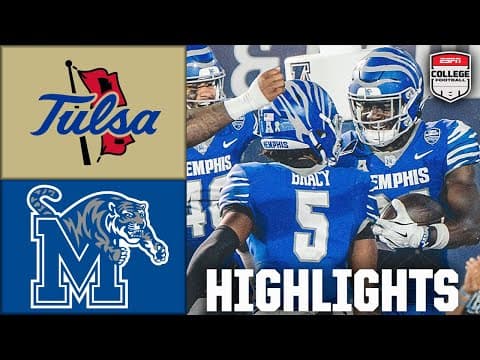 Tulsa Golden Hurricane vs. Memphis Tigers | Full Game Highlights | ESPN College Football