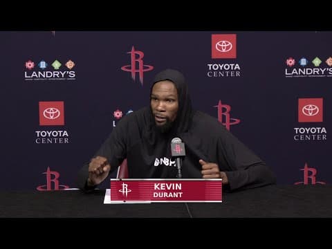 Kevin Durant with a Press Conference vs Kings