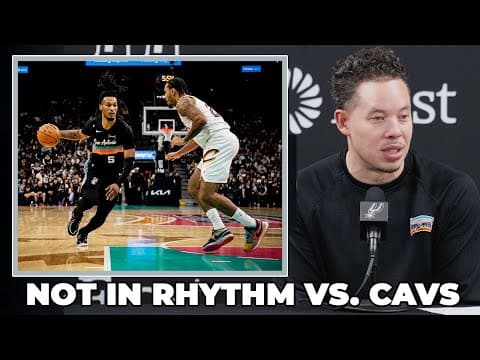 Mitch Johnson on Spurs Being Out of Rhythm vs. Cleveland