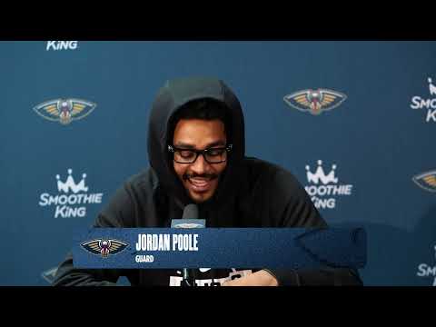 Jordan Poole on home win, return from injury | Pelicans-Trail Blazers Postgame Interview 12/11/25