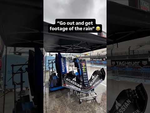 Pray for the Williams admin 😂☔️ (via @williamsracing/IG)