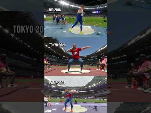 Ryan Crouser π the FIRST shot putter in history to claim 3 Olympic titles. #WorldAthleticsChamps