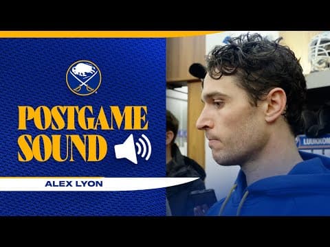 "Two Points Would Have Been Nice" | Alex Lyon After Overtime Loss To Utah Mammoth | Buffalo Sabres