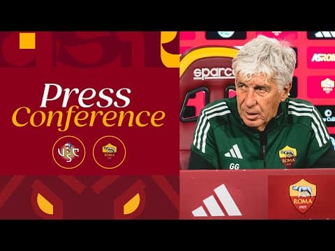 🟨 LIVE 🟥 LA CONFERENZA STAMPA DI GIAN PIERO GASPERINI ALLA VIGILIA DI CREMONESE-ROMA