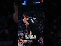 Victor through two quarters! 😤 #spurs #nba #victorwembanyama