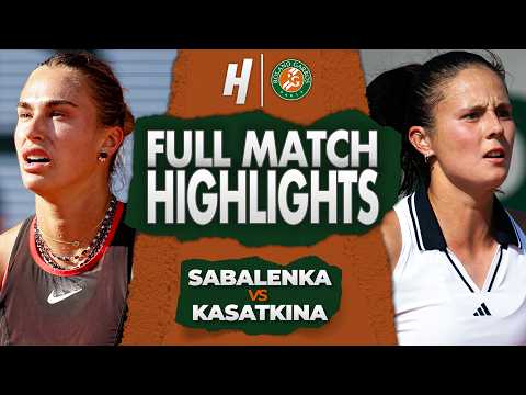 Aryna Sabalenka vs Daria Kasatkina - FULL Match Highlights | Round 3 | Roland Garros 2026