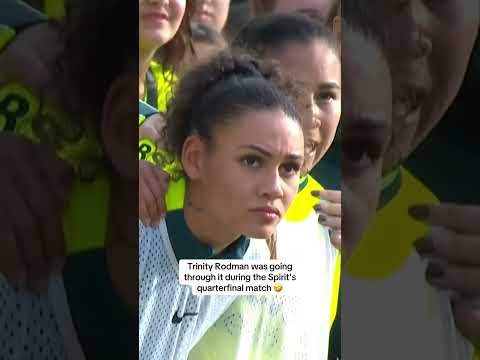 All the emotions for Trinity Rodman 😳😖😩🤩😁