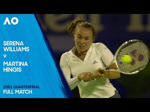 Serena Williams v Martina Hingis Full Match | Australian Open 2001 Quarterfinal