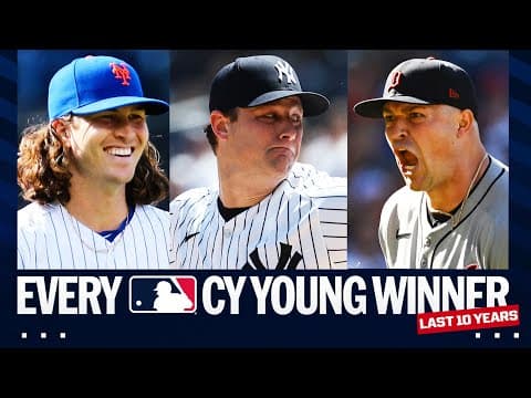EVERY MLB Cy Young Award winner over the last 10 years! (Ft. Skenes, Skubal, deGrom & MORE)