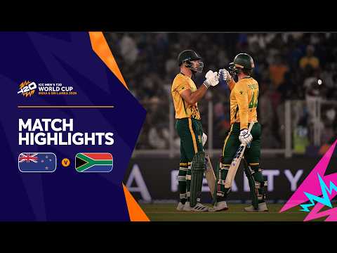 New Zealand v South Africa | Match Highlights | Men's T20 World Cup 2026
