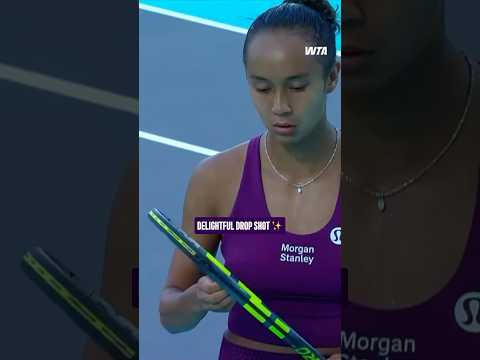 Leylah Fernandez weaving her magic 🪄 #WTA #MubadalaAbuDhabiOpen #LeylahFernandez #tennis