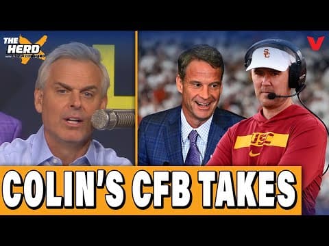 Colin Cowherd's CFB Reactions: Lane Kiffin & Ole Miss DRAMA, USC's TOP RECRUIT class | THE HERD
