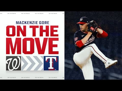 INSTANT REACTION: All-Star pitcher MacKenzie Gore traded to the Rangers