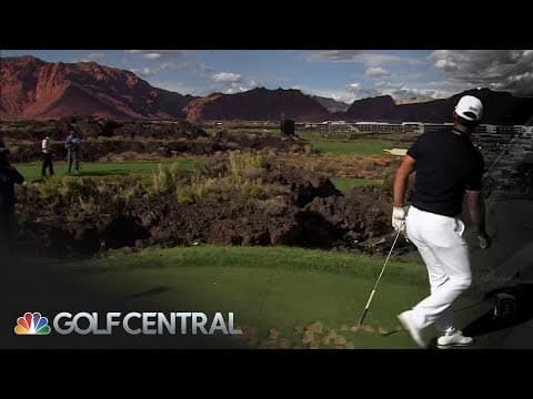 Billy Horschel, Matt McCarty get fortunate bounces from lava rocks | Golf Central | Golf Channel