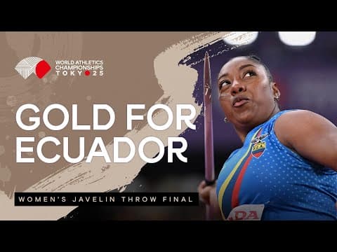 Aguro grabs javelin gold with 65.12m national record | World Athletics Championships Tokyo 25