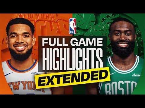 EXTENDED: KNICKS at CELTICS | FULL GAME HIGHLIGHTS | December 2, 2025