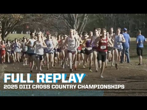 2025 NCAA DIII men's and women's cross country championships | FULL RACE