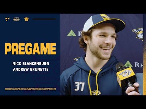 Nick Blankenburg & Andrew Brunette Pregame: Dec. 29, 2025