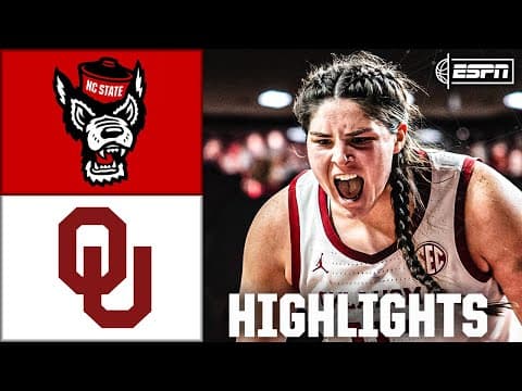 NC State Wolfpack vs. Oklahoma Sooners | Full Game Highlights | ESPN College Basketball