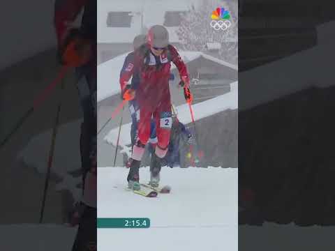 Switzerland's Marianne Fatton is the first-ever #SkiMountaineering women's sprint Olympic champion!🥇