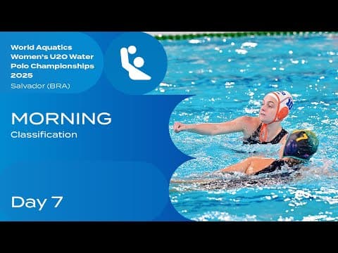 Day 7 Morning Highlights | Women’s U20 Water Polo Worlds 2025