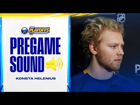 "Every Play Matters" | Konsta Helenius Ahead Of Game 4 In Montreal | Buffalo Sabres Playoffs