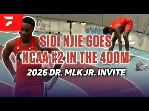 Sidi Njie Clocks NCAA #2 400m l 2026 MLK Jr. Collegiate Invitational