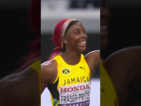 The last race of Shelly-Ann Fraser-Pryce ❤️ #jamaica #worldathleticschamps #athlete #sports