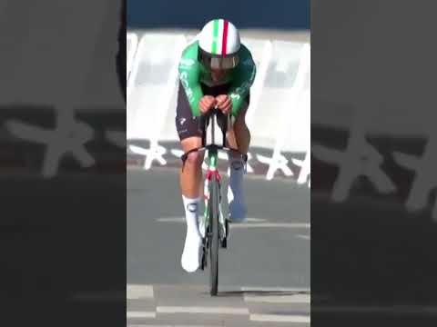 Top Ganna takes flight 🚀 🙌 The Italian national champion takes the win with a rapid TT in Algarve 👌