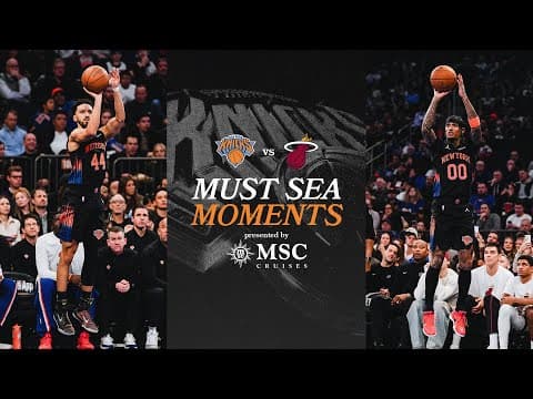 Knicks Win Against Miami Heat At Madison Square Garden | November 14, 2025