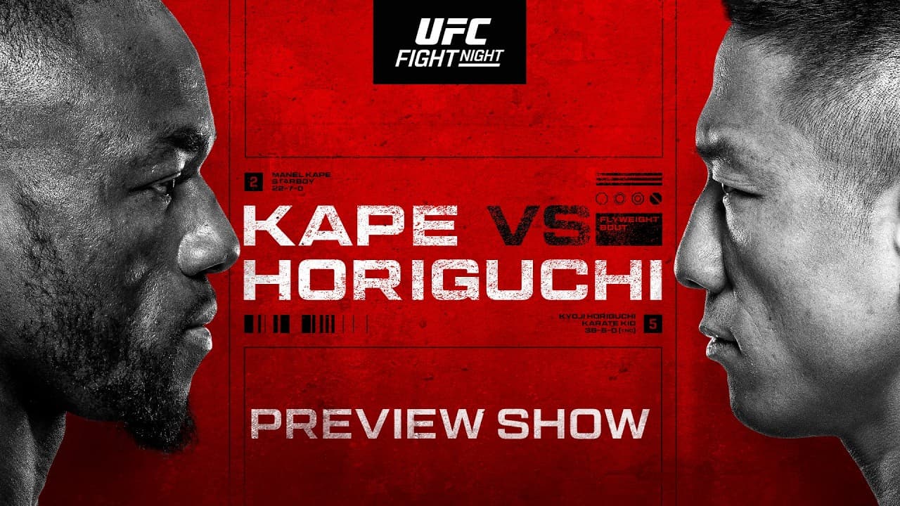 UFC Fight Night Preview Show | Kape vs Horiguchi