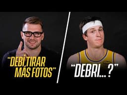 Luka Teaches his Teammates Spanish