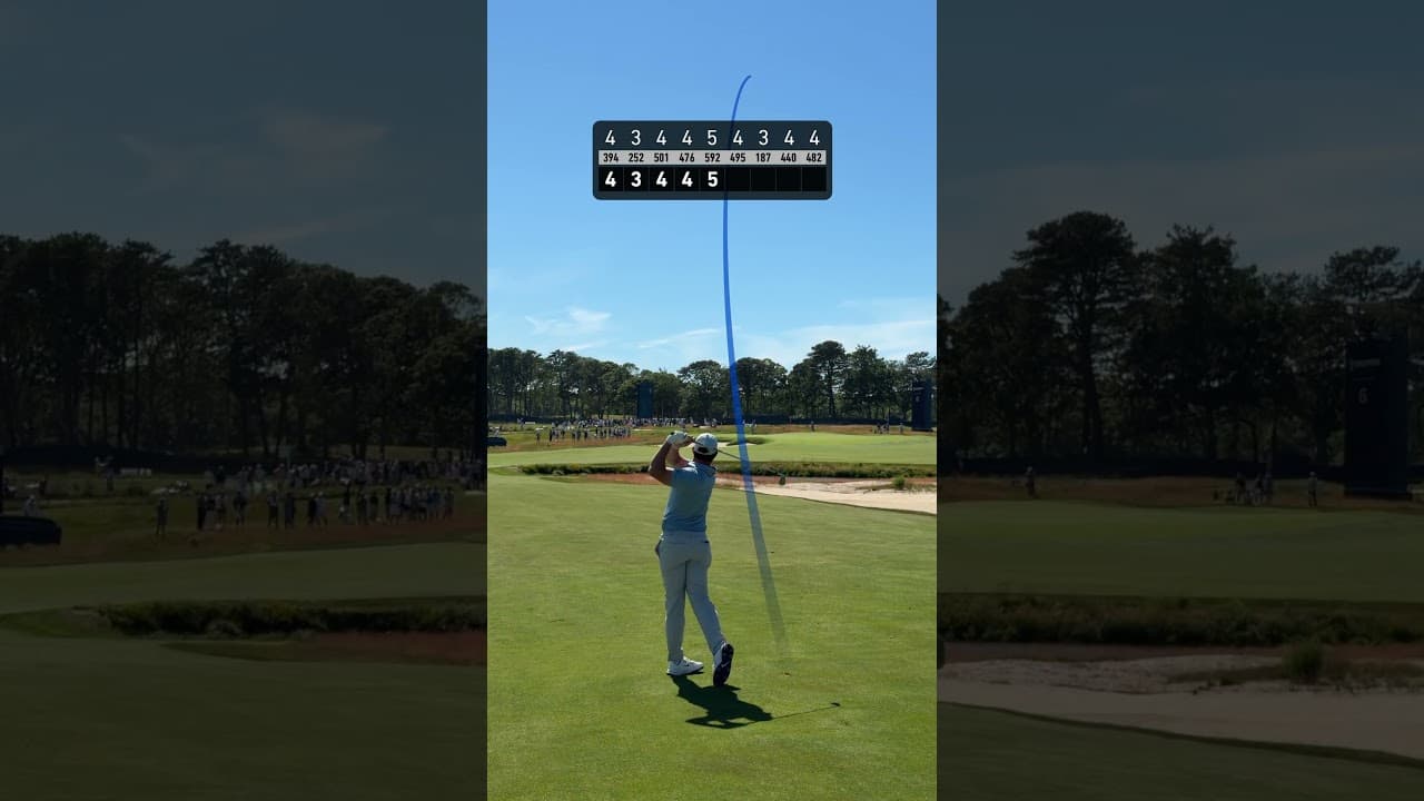 Play the front nine at Shinnecock with Rory McIlroy.