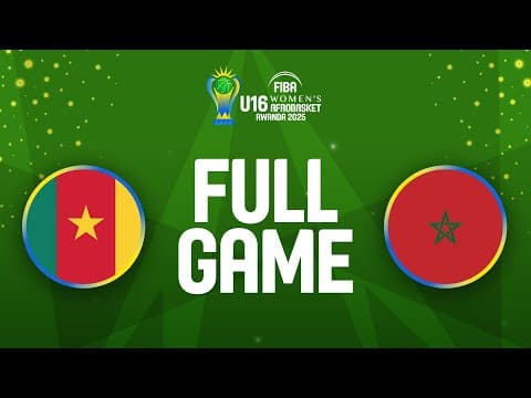LIVE - Cameroon v Morocco | FIBA U16 Women's AfroBasket 2025 | Group Phase