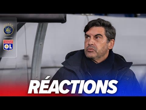 Les réactions après Maccabi Tel Aviv - OL