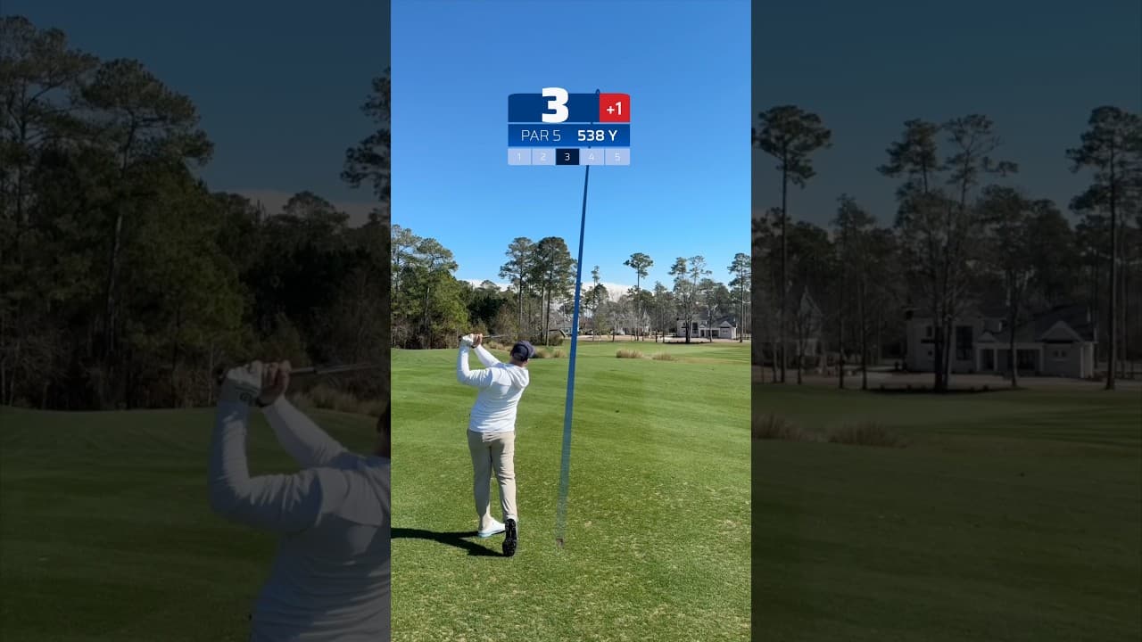Come play the front 9 at Rivers Edge in NC with me 🏌️‍♂️