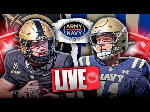 Army vs Navy LIVE | Rivalry showdown in 'America's Game' | Pregame Show Preview & Predictions ✅