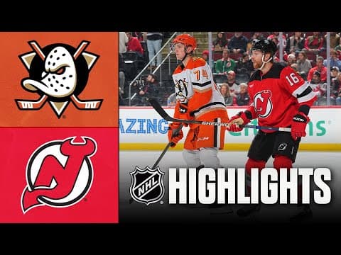 Ducks vs. Devils | NHL Highlights | December 13, 2025