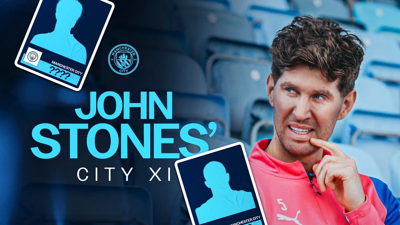 Can John Stones name the Man City XI he played most games with? 🤔