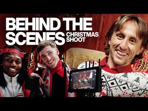 Behind The Scenes | Lo Shooting di Natale | Con Modrić, Leão, e tanti altri