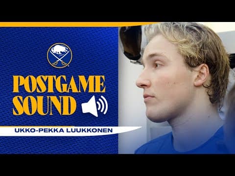 "Motivates The Whole Team" | Ukko-Pekka Luukkonen On Josh Norris' Return In Buffalo Sabres 5-1 Win