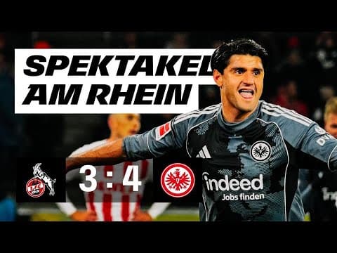 Theate und Dahoud mit Torpremieren I Highlights 1. FC Köln - Eintracht Frankfurt