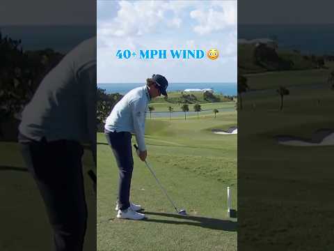 When the wind controls your swing 😅