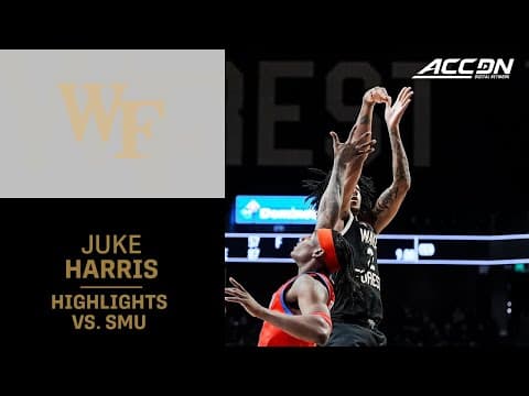 Wake Forest's Juke Harris Highlights vs. SMU
