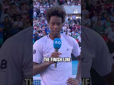 Gael Monfils plays his final match in Australia ❤️ #gaelmonfils #tennisplayer #tennis #love